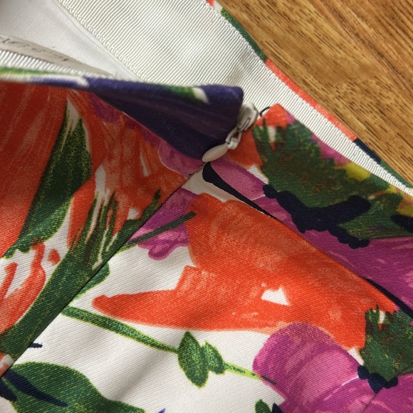 J.CREW Floral Print Women's Skirt Size 4 - Picture 6 of 10